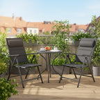 Campingstuhl, 7-fach verstellbar, Outdoor Gartenstuhl