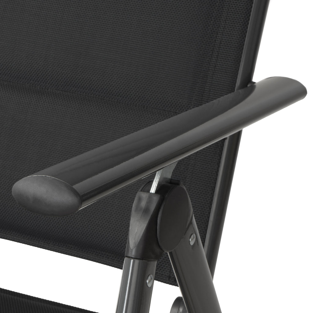 Campingstuhl, 7-fach verstellbar, Outdoor Gartenstuhl