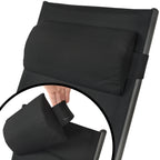 Campingstuhl, 7-fach verstellbar, Outdoor Gartenstuhl