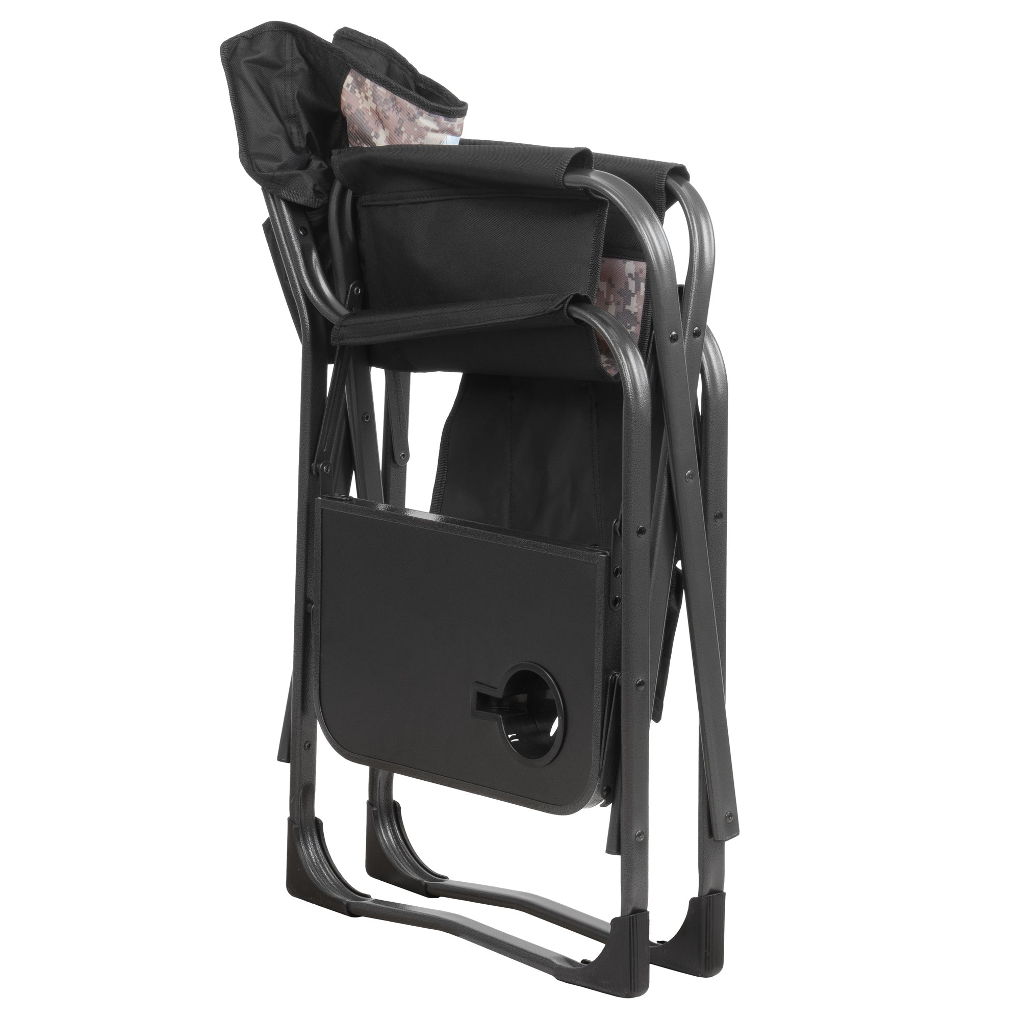 Campingstuhl, faltbar, inkl. ausklappbarem Tisch