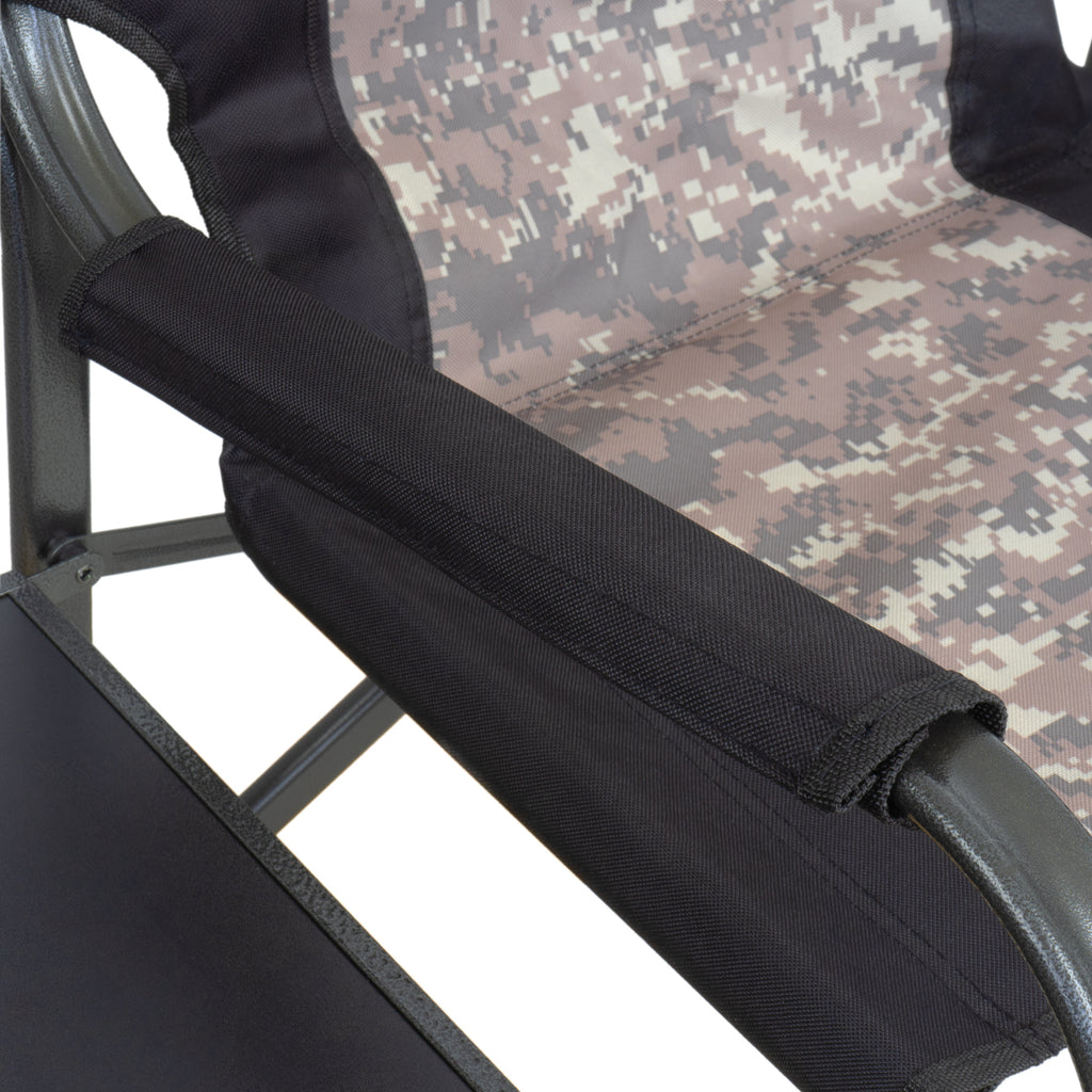 Campingstuhl, faltbar, inkl. ausklappbarem Tisch