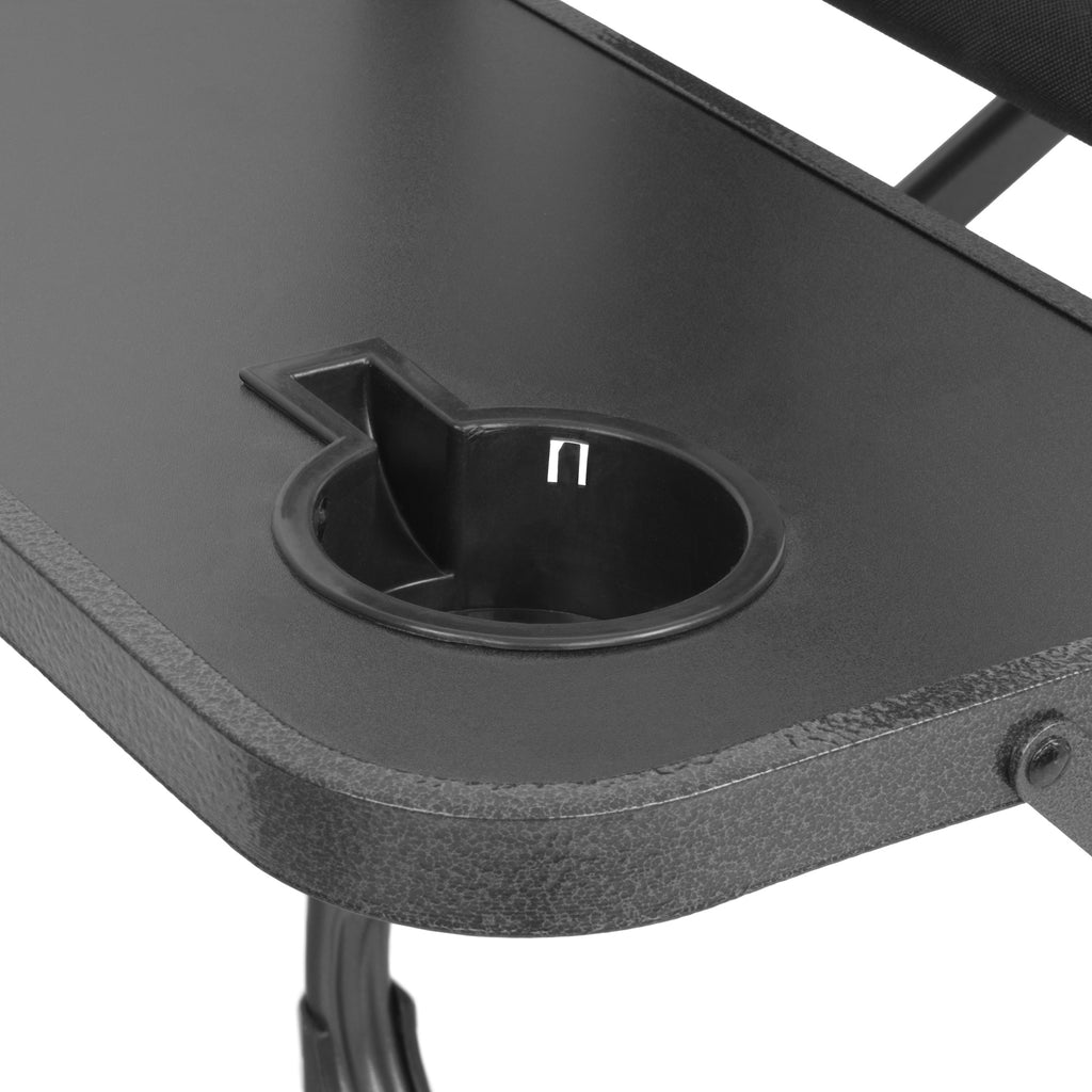 Campingstuhl, faltbar, inkl. ausklappbarem Tisch