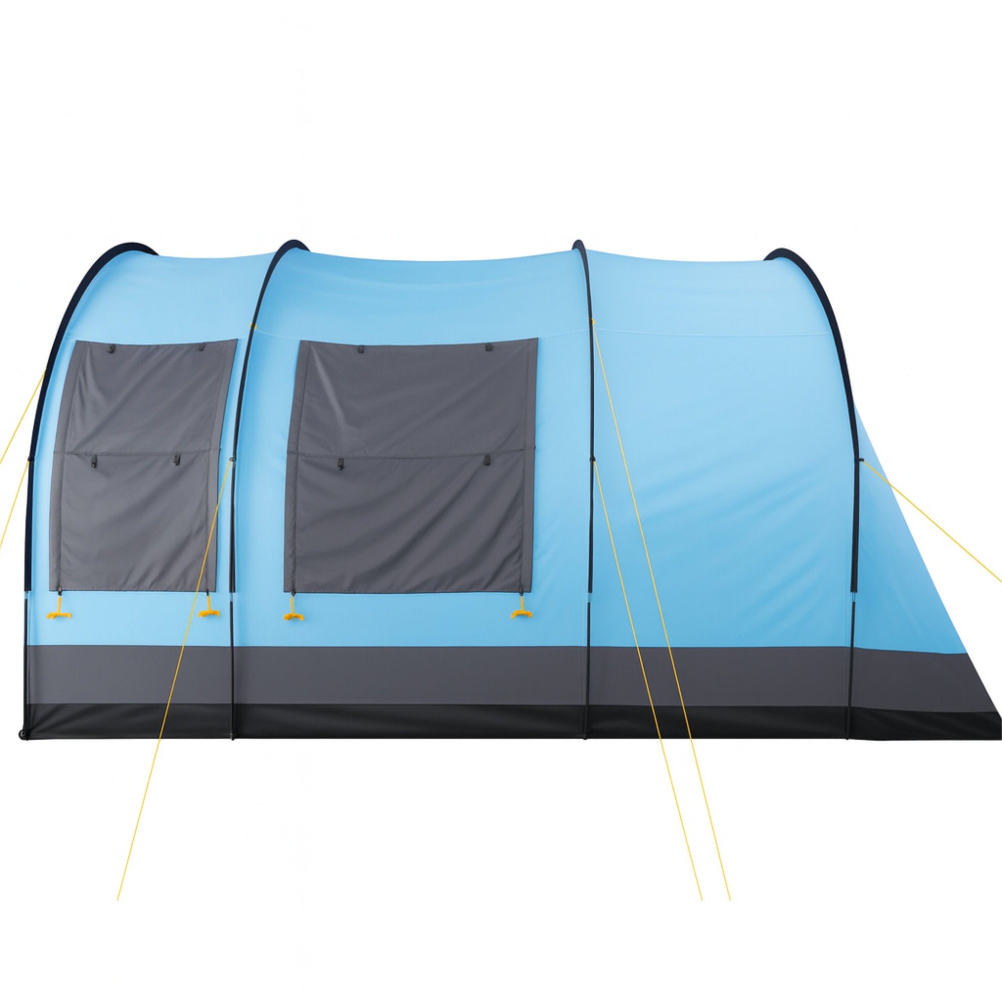 campfeuer tunnelzelt 4 personen Tunnelzelt "Relax4", 4 Personen, Hellblau/Grau – CampFeuer