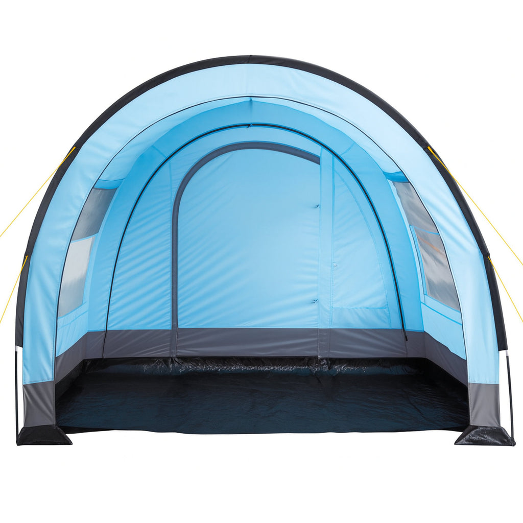 chillroi 4-mann tunnelzelt Tunnelzelt "Relax4", 4 Personen, Hellblau/Grau – CampFeuer