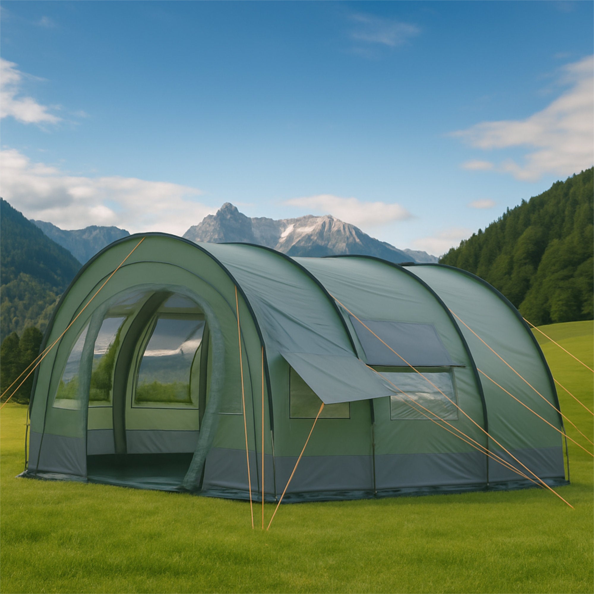bunburry 6 zelt Tunnelzelt "Relax6", 6 Personen – CampFeuer