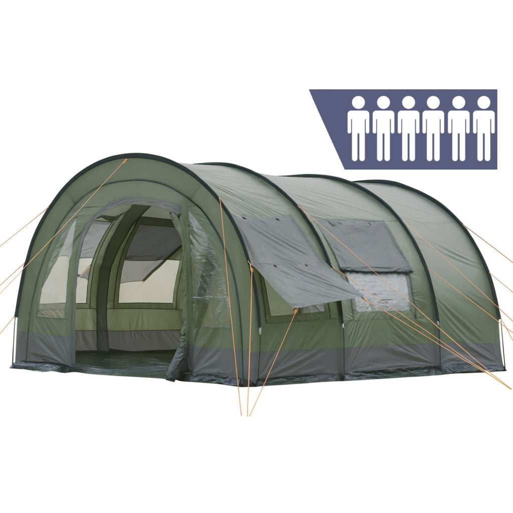 Tente tunnel « Relax6 », 6 personnes