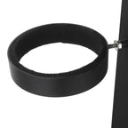 Torche à granulés, acier, 38 x 37 x 148 cm, tube en verre inclus