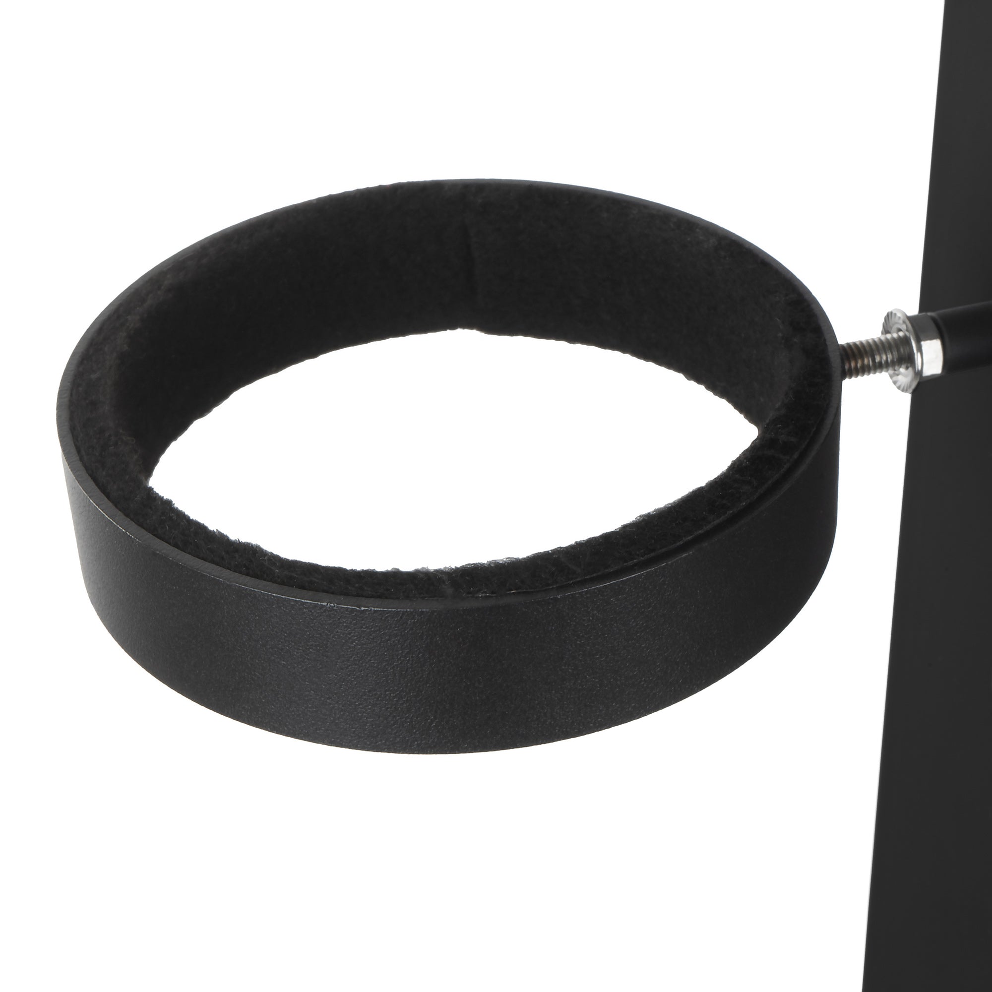 Torche à granulés, acier, 38 x 37 x 148 cm, tube en verre inclus