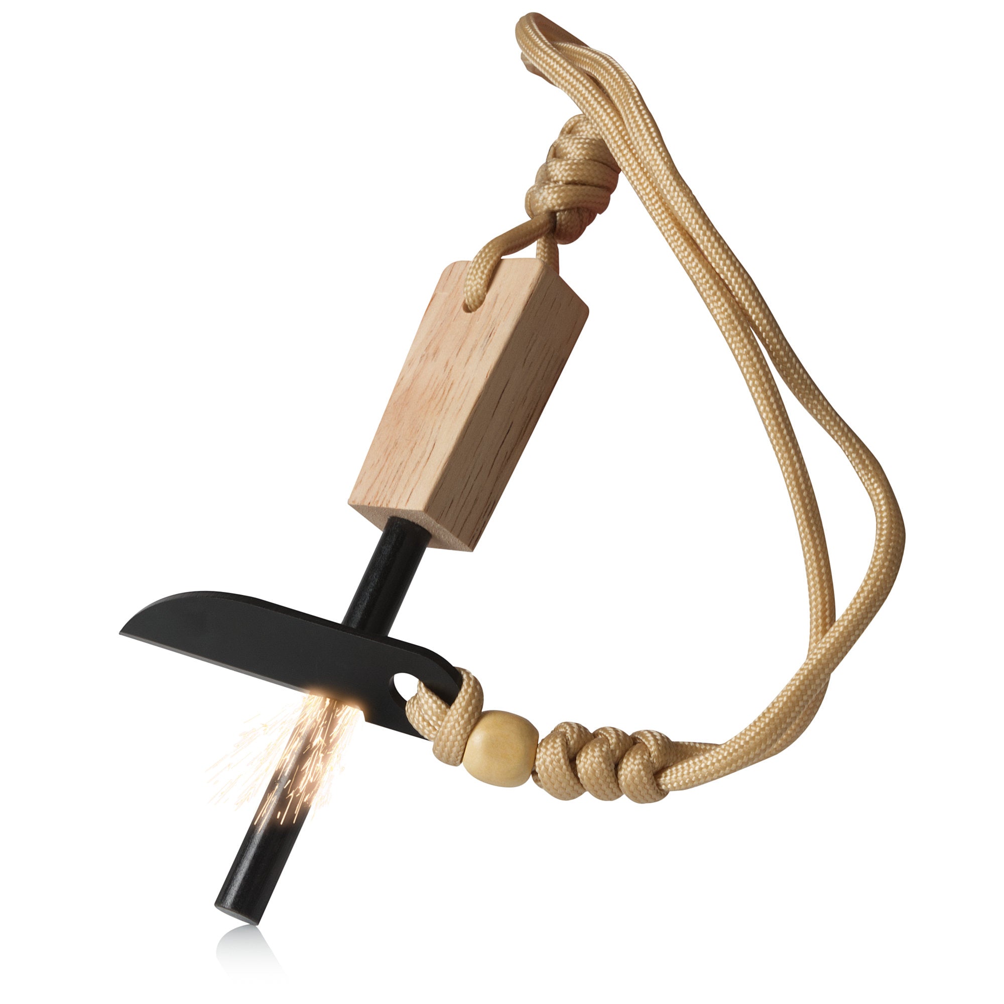 Feuerstahl, Survival Set, inkl. Messer