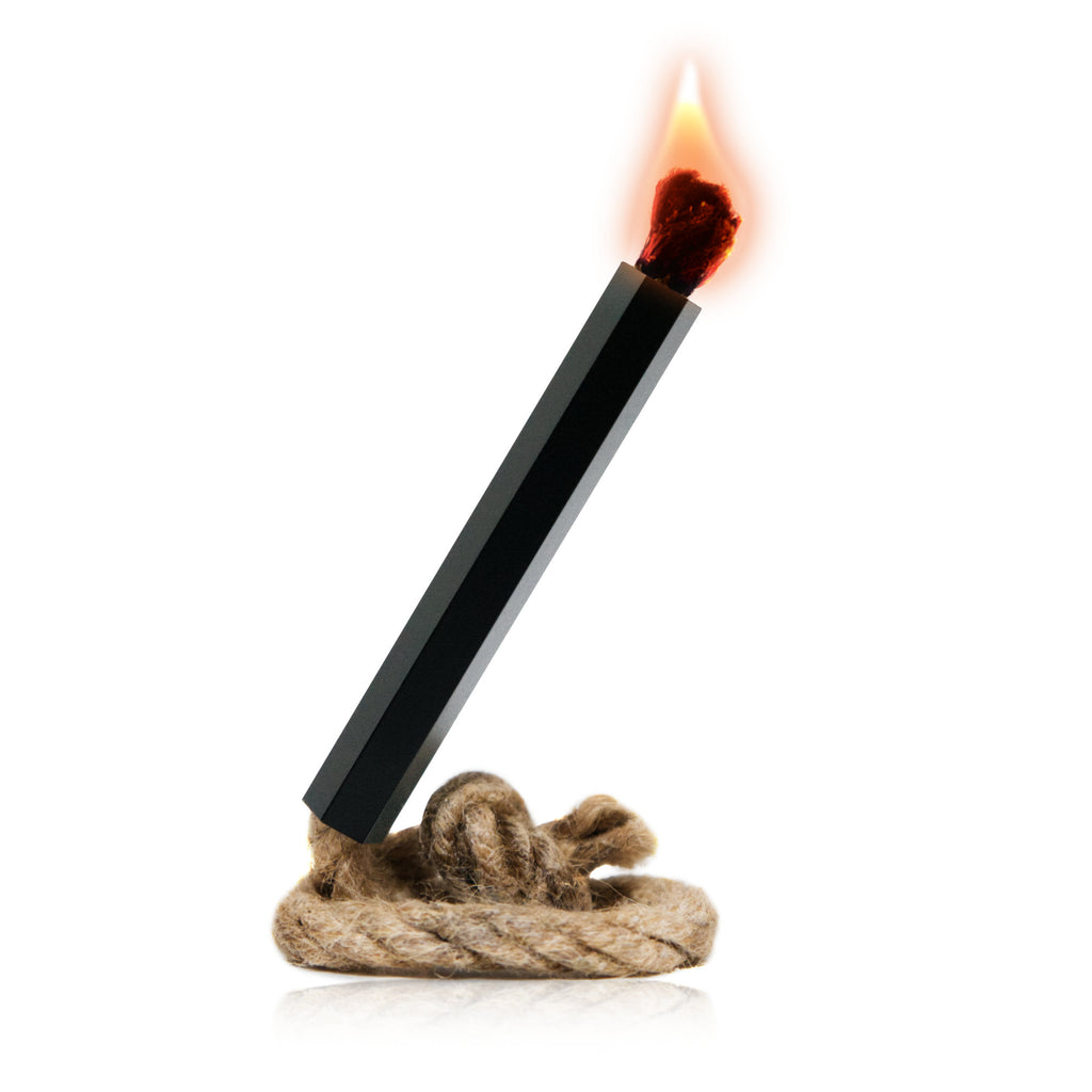 Kit de survie 6 pièces : cocotte en fonte, pierre à feu, allume-feu et réchaud à fusée