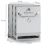 Faltgrill, Edelstahl, klappbar