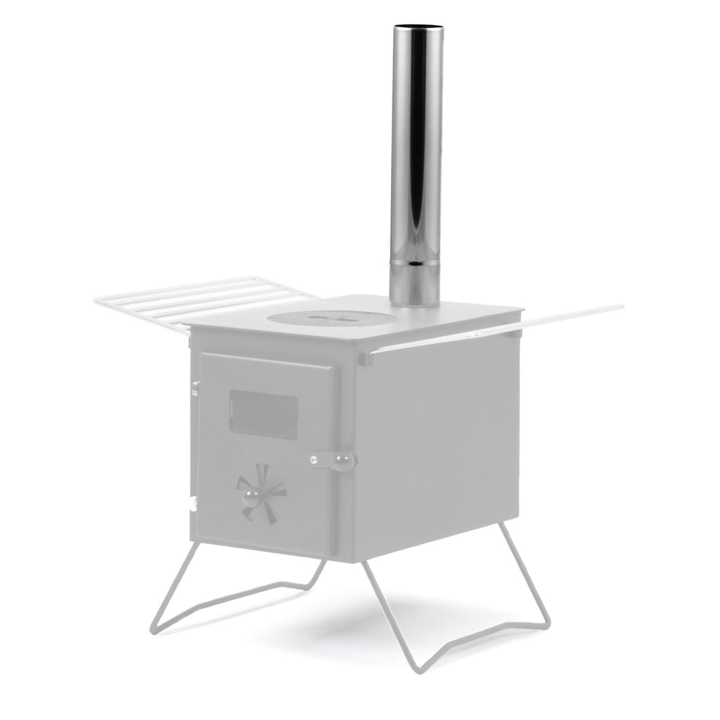 Ofenrohr, Ø 6 cm, Länge 32,5 cm, Edelstahl