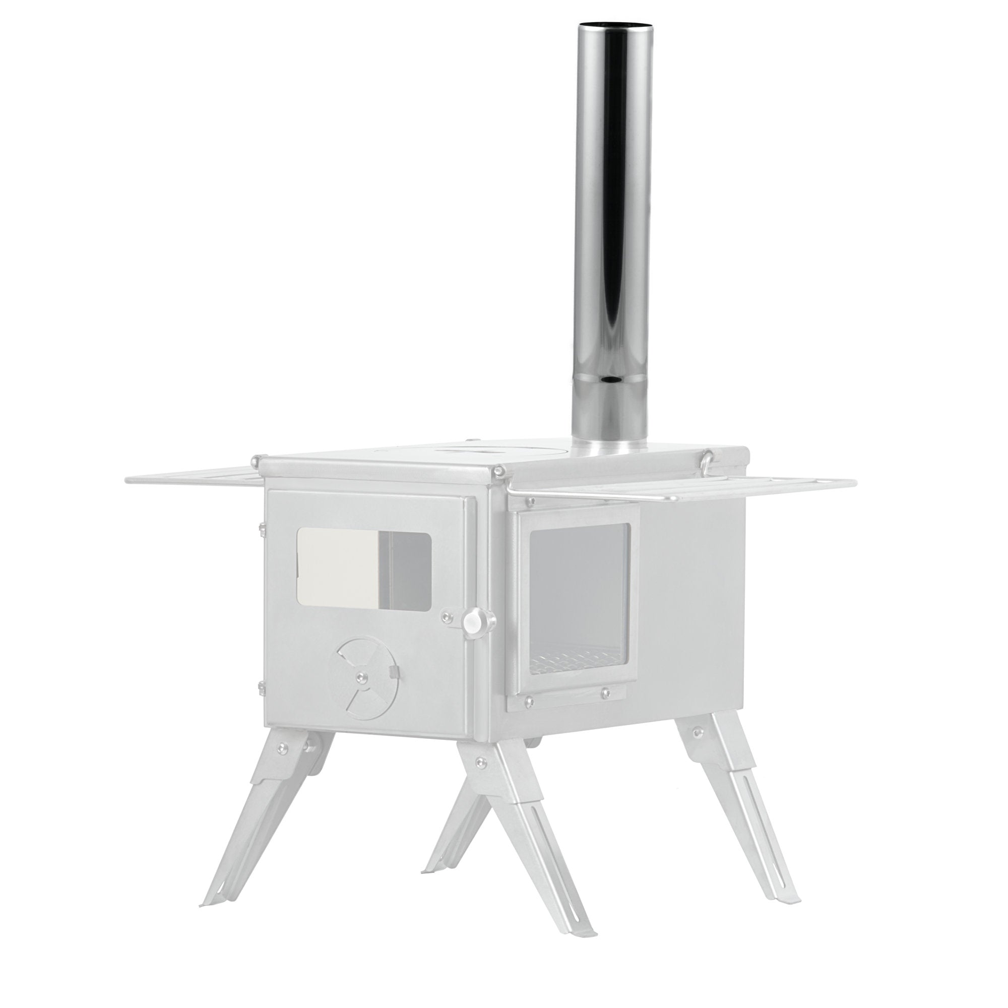 Ofenrohr, Ø 6 cm, Länge 32,5 cm, Edelstahl