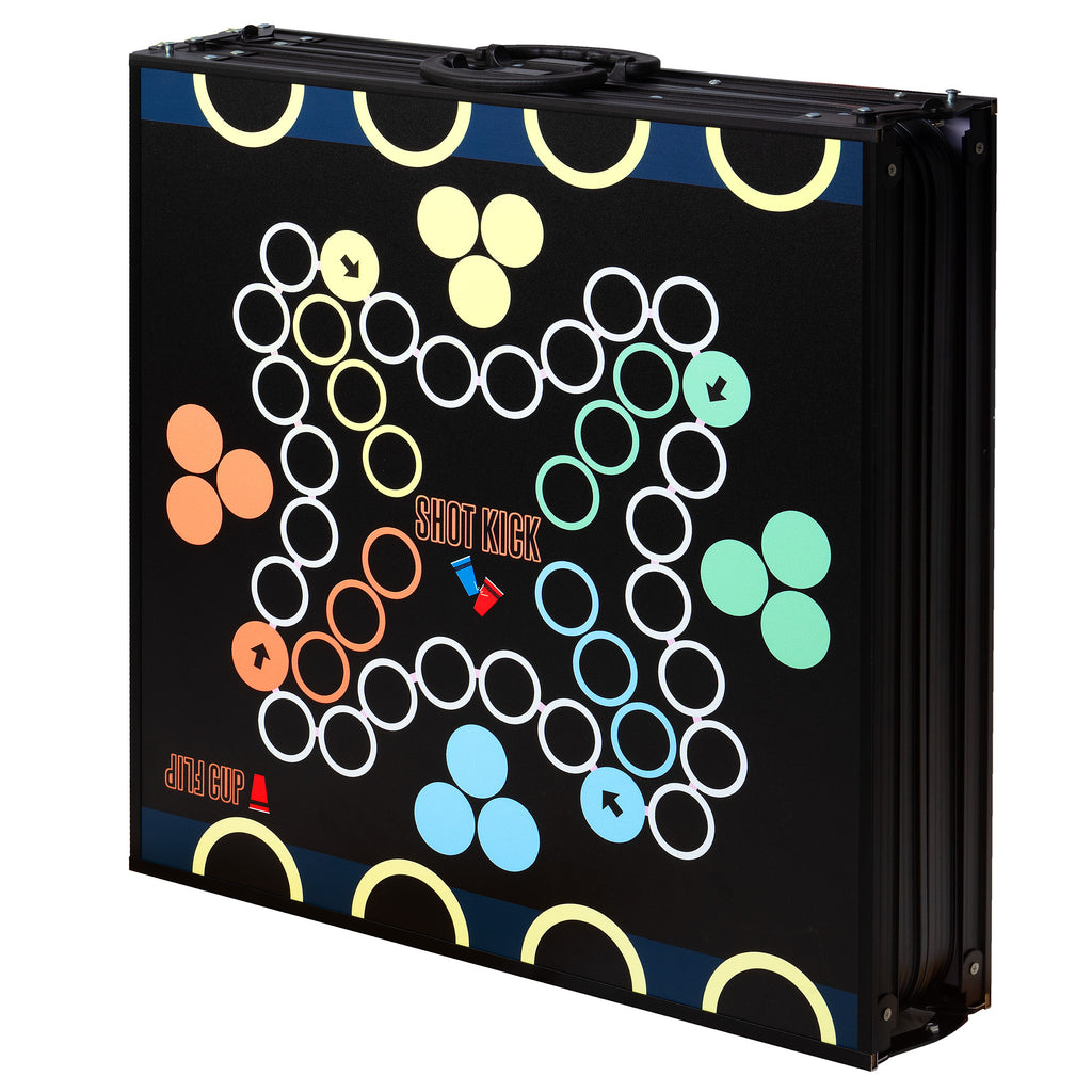 Bierpong Tisch, 6 in 1 Party Multigame, klappbar