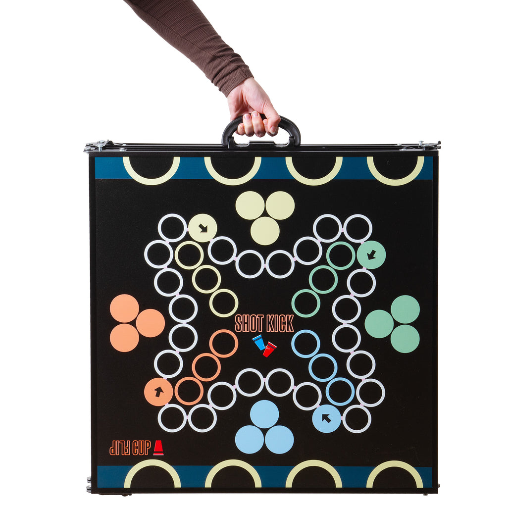 Bierpong Tisch, 6 in 1 Party Multigame, klappbar