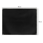 Funkenschutz-Matte für Zeltofen, 98 x 76 cm, Schwarz