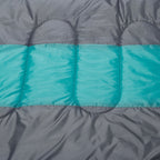 Deckenschlafsack, 220 x 85 cm, Grau/Petrol