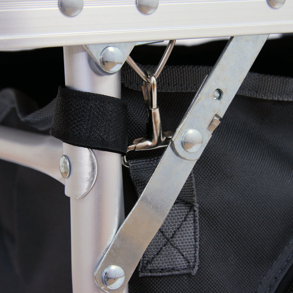 Campingschrank, 171 x 48 x 111 cm, faltbar, inkl. Spritzschutz, Ablagen und Staufächer