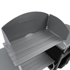 Campingschrank, 171 x 48 x 111 cm, faltbar, inkl. Spritzschutz, Ablagen und Staufächer