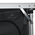 Campingschrank, 171 x 48 x 111 cm, faltbar, inkl. Spritzschutz, Ablagen und Staufächer