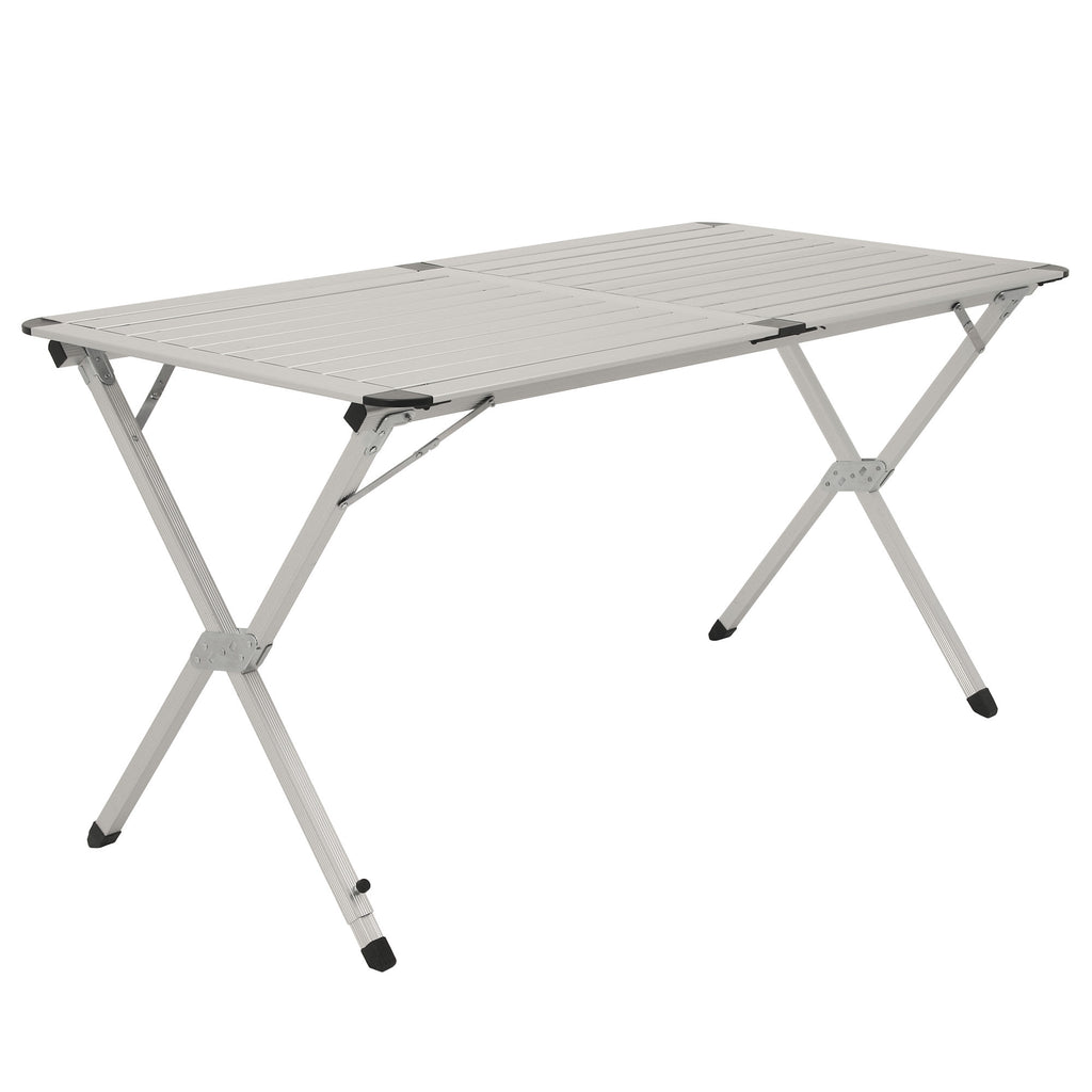 Campingtisch, Aluminium, 140 x 70 x 70 cm, 4 Personen, faltbar