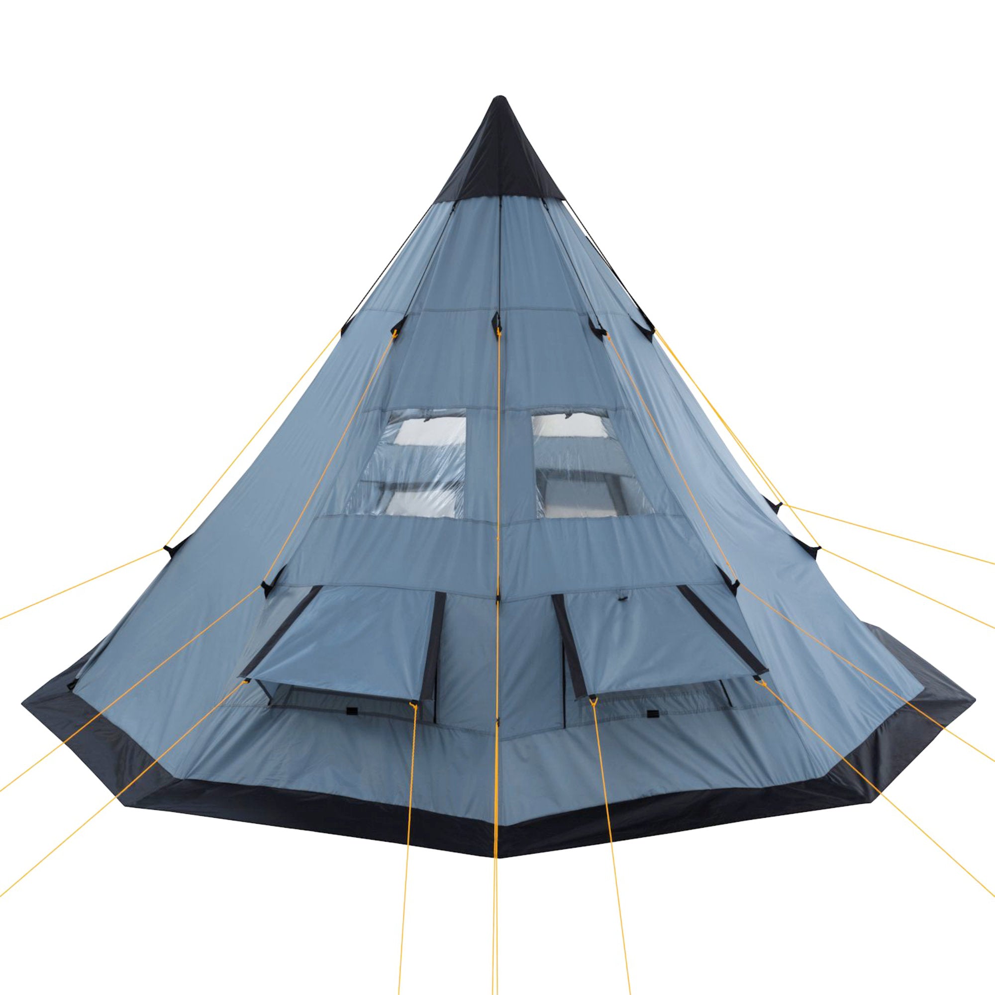 tepee zelt Tipi Zelt "Spirit", 4 Personen, 3000 mm Wassersäule – CampFeuer