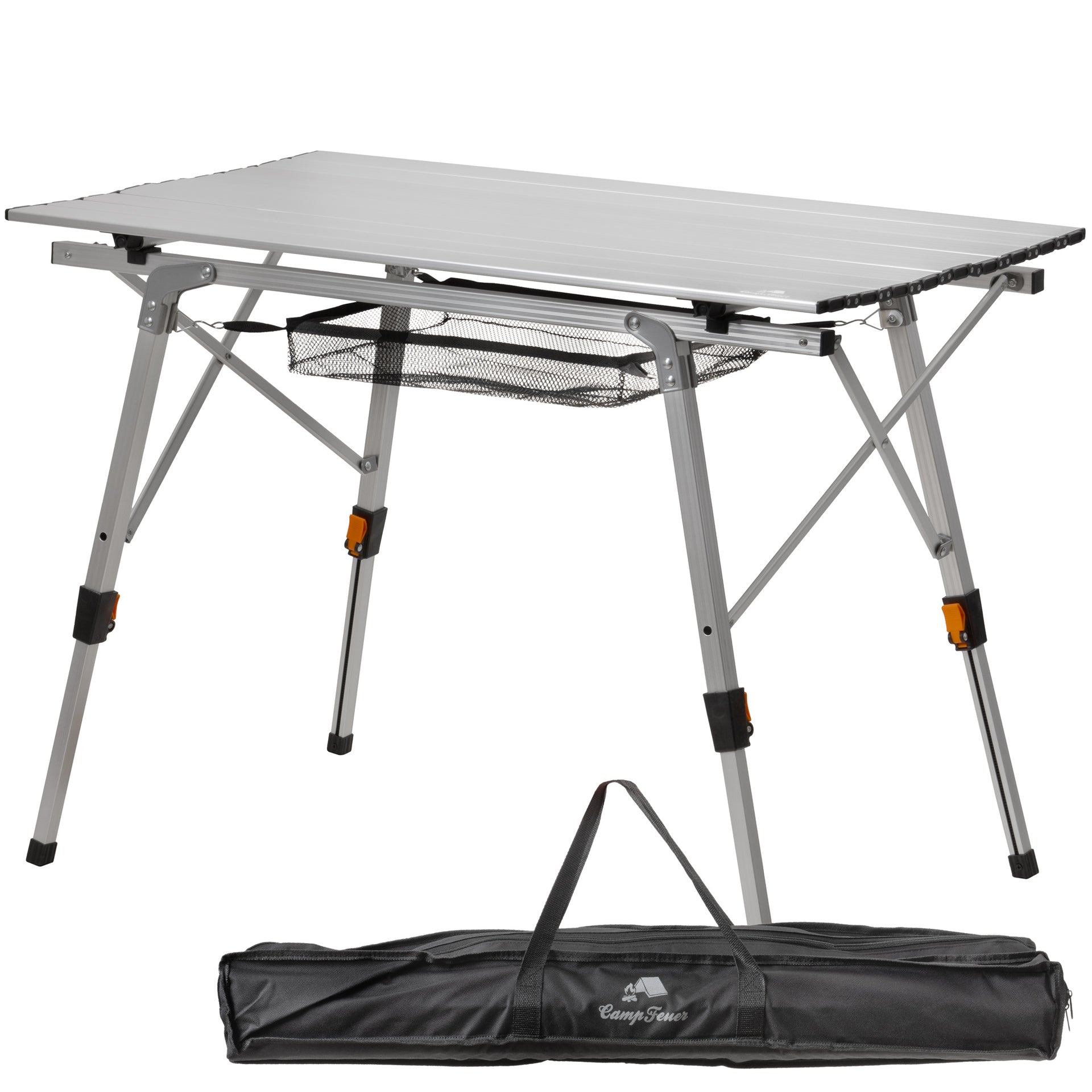campingtisch klappbar niedrig Campingtisch, 90,5 x 51,5 cm, faltbar, höhenverstellbar – CampFeuer