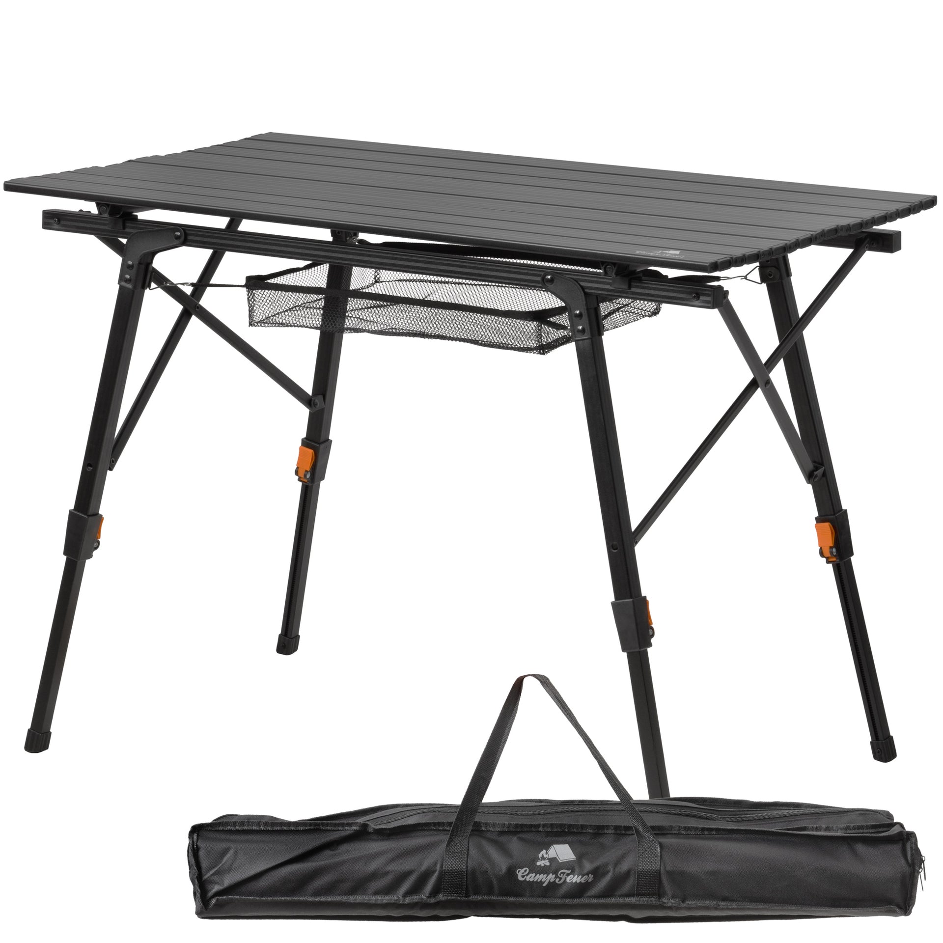 stabiler leichter campingtisch Campingtisch, 90,5 x 51,5 cm, faltbar, höhenverstellbar – CampFeuer