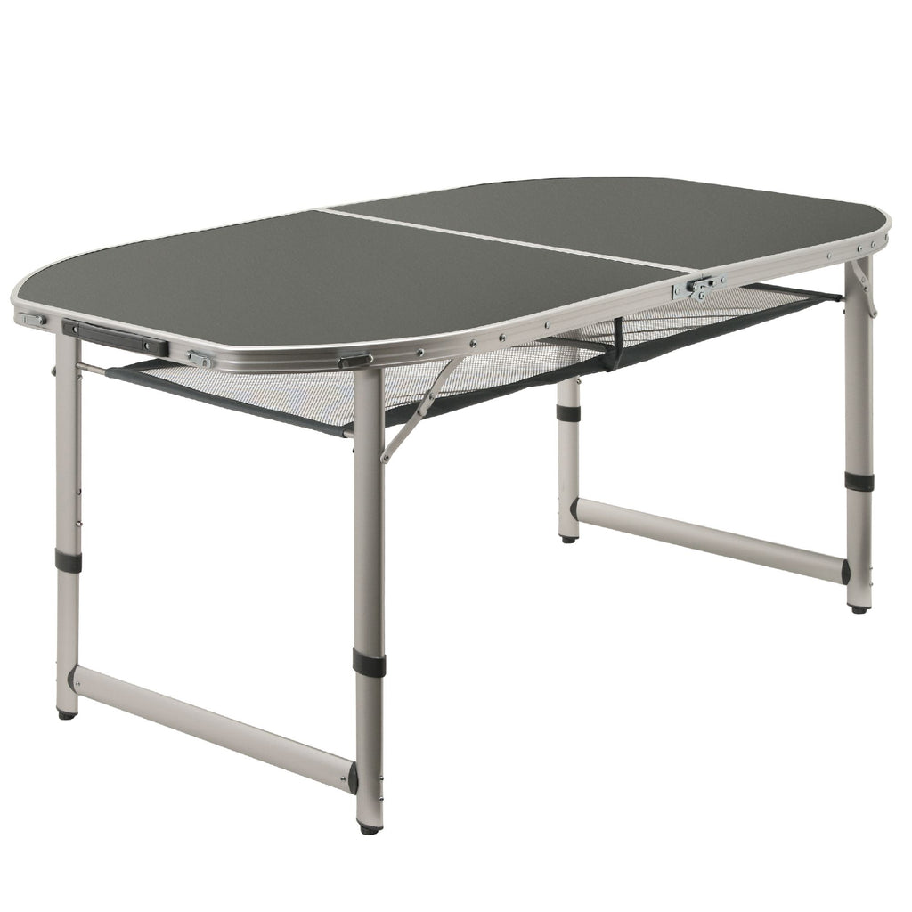 Campingtisch, 150 x 80 cm, 6 Personen, faltbar, höhenverstellbar – CampFeuer