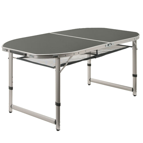 Campingtisch, 150 x 80 cm, 6 Personen, faltbar, höhenverstellbar – CampFeuer