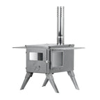 Zeltofen, 51,5 x 42 x 216 cm, Edelstahl