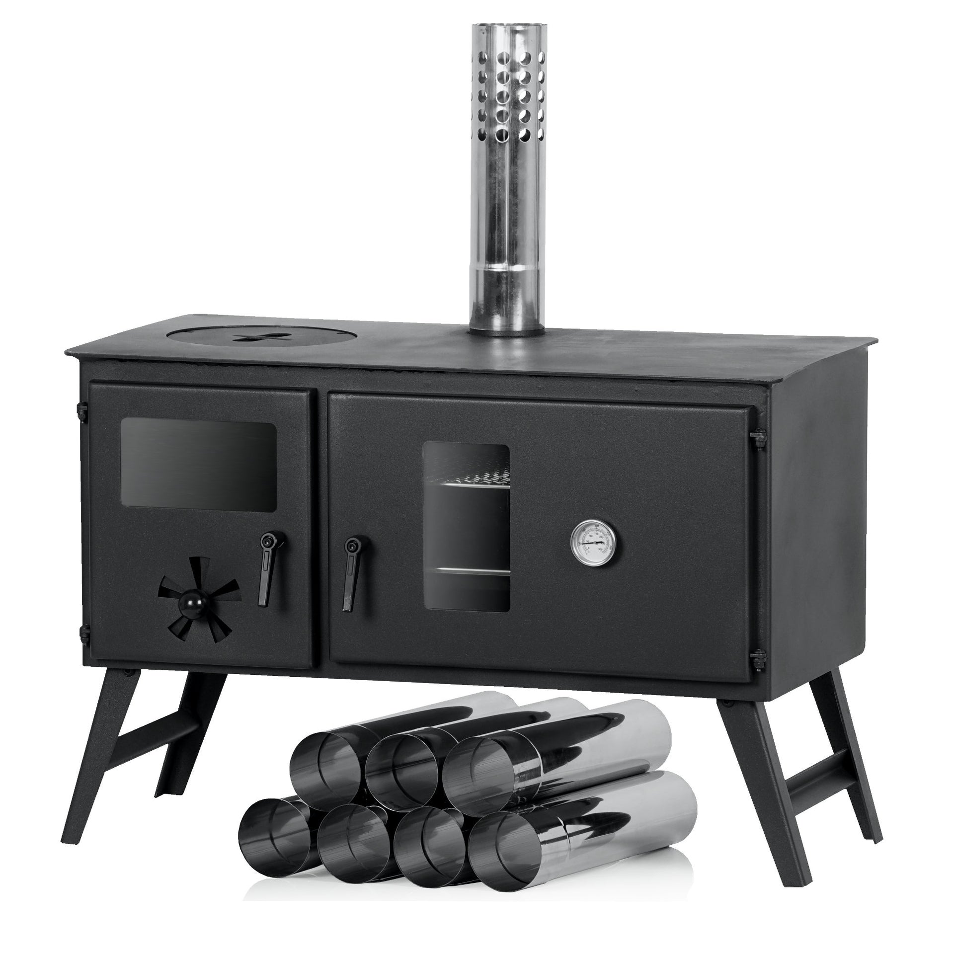 Zeltofen, 28,5 x 58,5 x 260 cm – CampFeuer